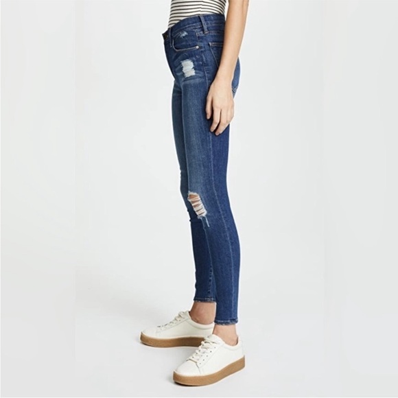 Frame Denim 🆕 Distressed Le High Skinny Jeans Style Hilltop Size 26 NWT - Picture 4 of 4